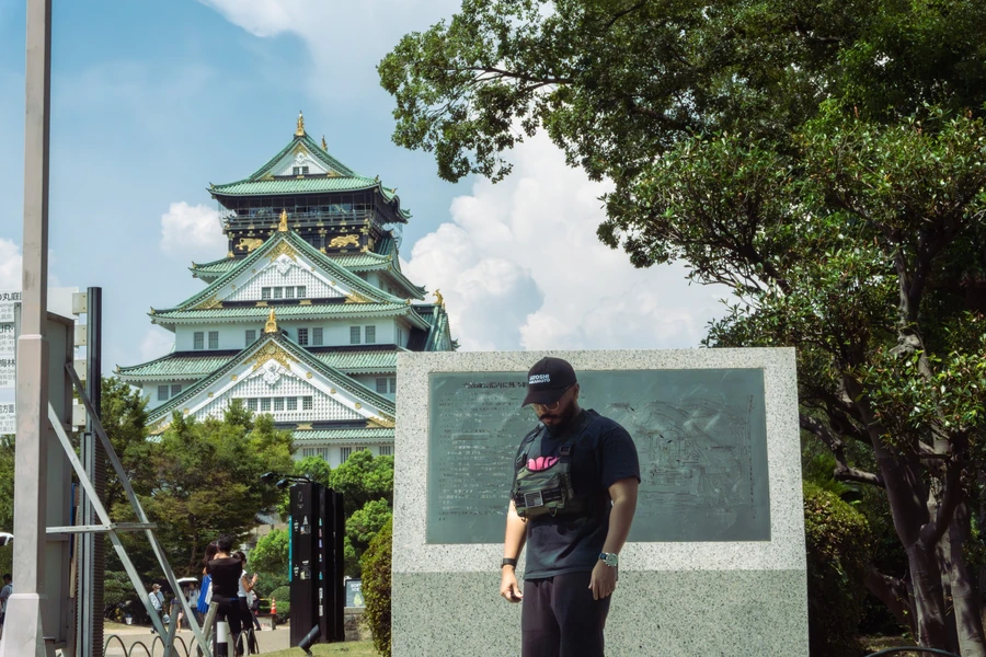 Visiting a Japanese castle